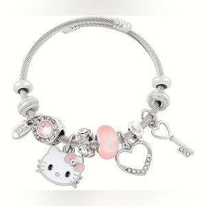 HelIo Kitty Accessories Jewelry Charm Bracelet Stuff Accessories, NEW
